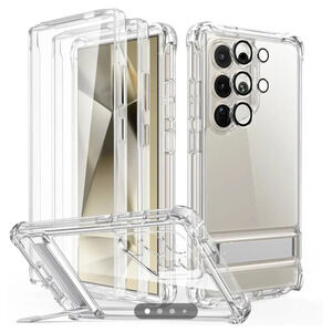 ESR Samsung Galaxy S24 Ultra Case Military-Grade Protection Kickstand Clear